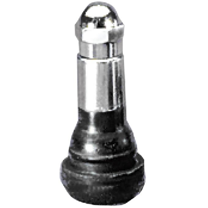 Coker Tire Rubber Valve Stem with Chrome Sleeve 5006