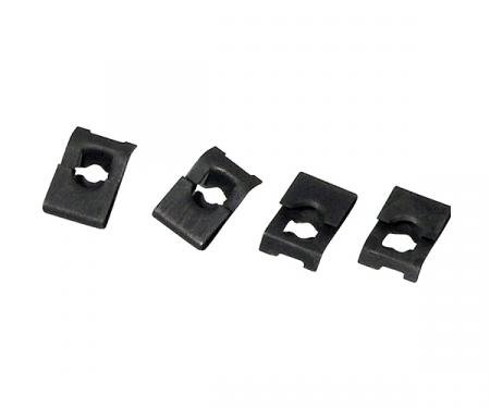 Corvette Park Brake Console J-Nuts, 4 Piece Set, 1967