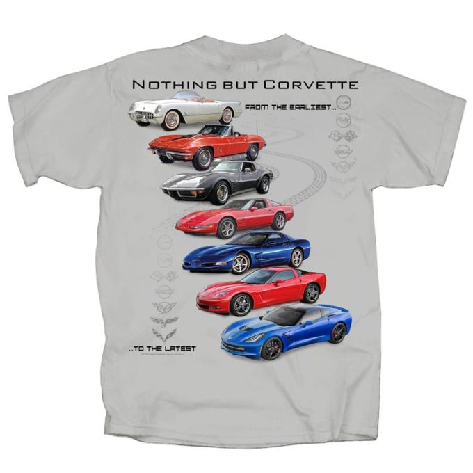 Corvette T-Shirt, Nothing But Corvette, Sport Gray