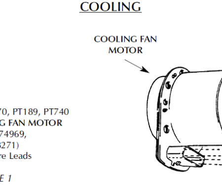 Corvette Repair Harness, Cooling Fan Motor, 1984-1996