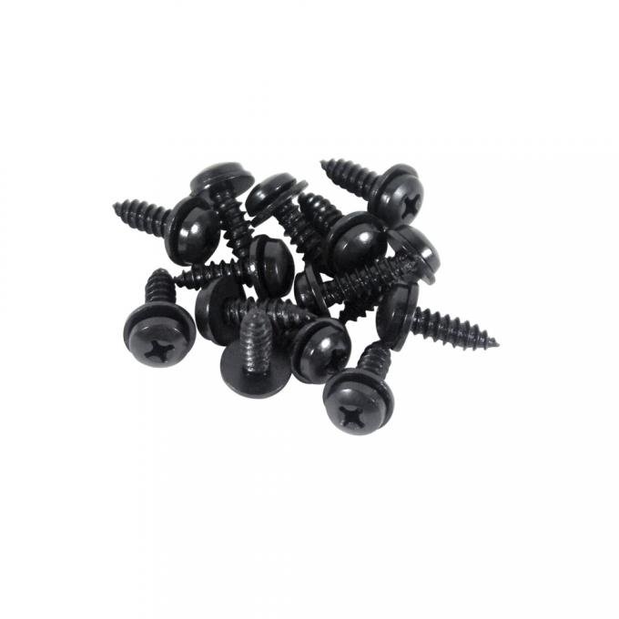Corvette Rocker Panel Lower Screws, 14 Piece Set, 1965