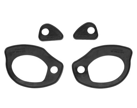 Metro Moulded Parts 1960-1972 Buick / Oldsmobile / Pontiac / Chevrolet Door Handle Pads. 2-5/8" Long & 1-1/8" Long. Set r&l MP 989-D