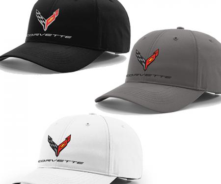 thumbnail image 2 of Chevrolet C7 Corvette Black Cotton Twill Hat – Men’s Adjustable Strapback Cap – Brand New With Tags 2 of 3