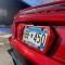 Corvette Boomerang Rear License Plate Frame, Body Color, 2014-2025