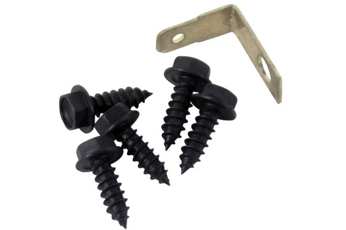 Corvette Air Conditioning Blower Fan Motor Screw & Terminal Set, 1963-1982