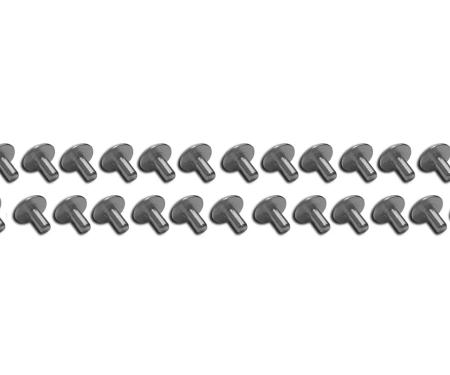 Redline Restomotive® 1963-1982 Chevrolet Corvette 25 Piece 3/16 x 5/8 Aluminum Rivet Set