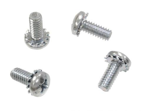 Redline Restomotive® 1968-1972 Chevrolet Corvette Removable Rear Window Lock Latch Mounting Screw Set