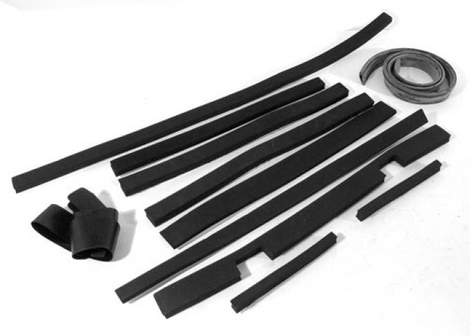 Corvette Radiator Support & Shroud Seal Kit, 327 Steel, 1968