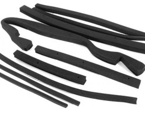 Corvette Radiator Support & Shroud Seal Kit, 454, 1972