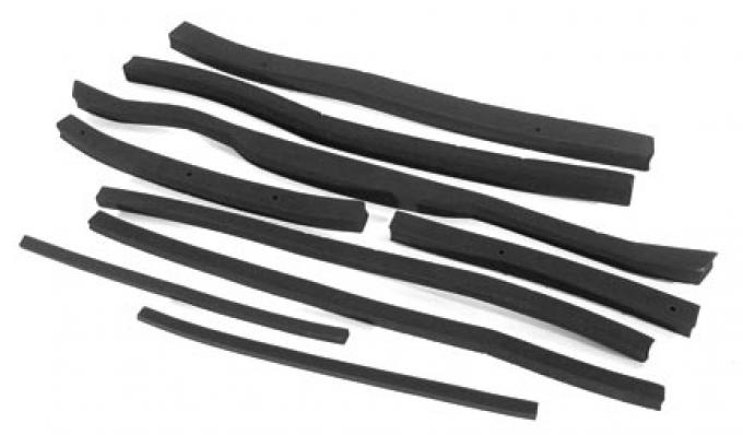 Corvette Radiator Support & Shroud Seal Kit, 350 Copper/Plastic, 1971