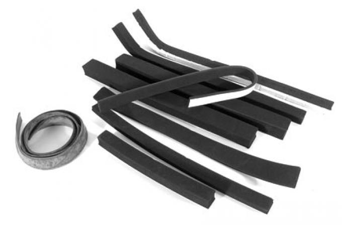 Corvette Radiator Support & Shroud Seal Kit, 350 Steel Early, 1969