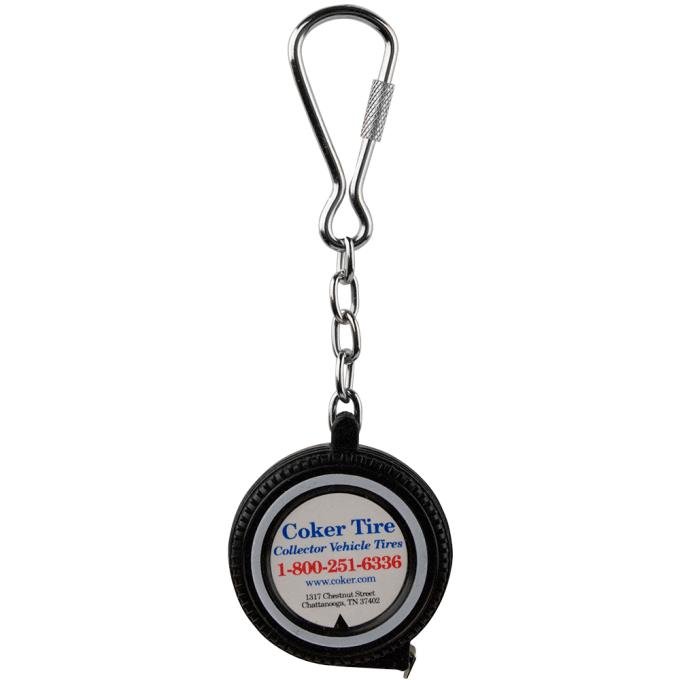 Coker Tire Measuring Tape Keychain KEY