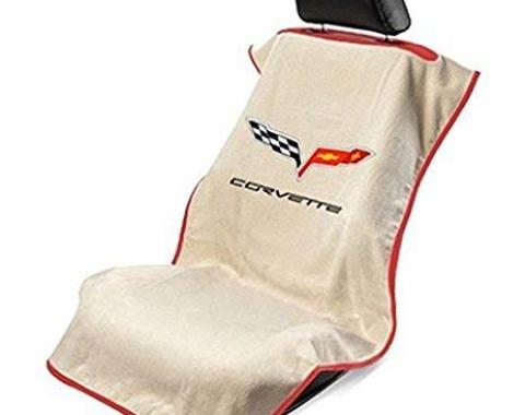 2005-2013 C6 Corvette Seat Armour 100% Cotton Seat Cover Black NEW