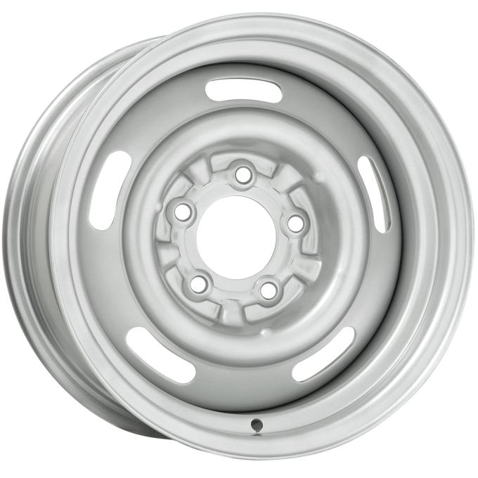 Wheel Vintiques 14x6 Camaro Style Rallye Silver 5x4.75" bolt 4" backspace 34-463404A