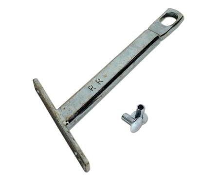 Corvette Vent Window Frame T-Post, Convertible Right, 1963-1967