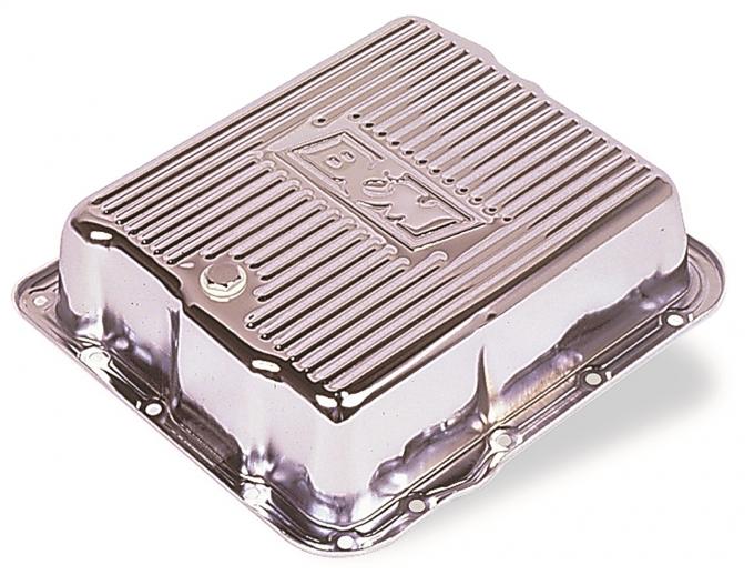B&M Hi-Tek Deep Transmission Pan, Chrome 70289