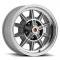 Legendary Wheels 17 X 8 GT7 Alloy Wheel, 5 on 4.5 BP, 4.75 BS, Machined / Clear Coat LW10-70854C