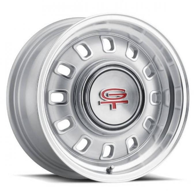 Legendary Wheels 1964-1973 Ford Mustang LW 60 15x7 12 Slot Rim 4x4.5" Silver LW60-50744S