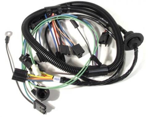 Corvette Harness, Air Conditioning with Heater Wiring Late, 1977