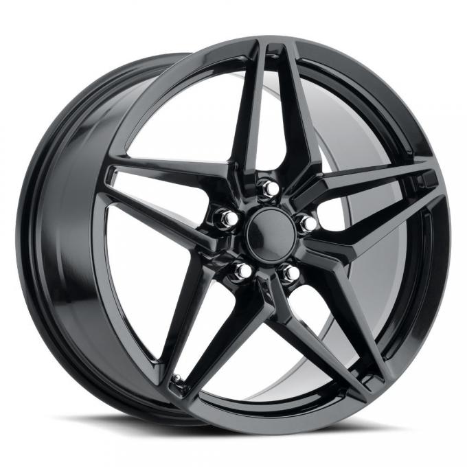Factory Reproductions Corvette ZR1 Wheels 19X12 5X4.75 +59 HB 70.3 C7 ZR1 Carbon Black With Cap FR Series 29 29912593420