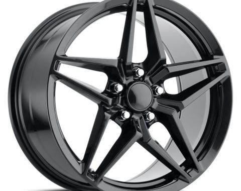Factory Reproductions Corvette ZR1 Wheels 20X12 5X4.75 +59 HB 70.3 C7 ZR1 Carbon Black With Cap FR Series 29 29012593420