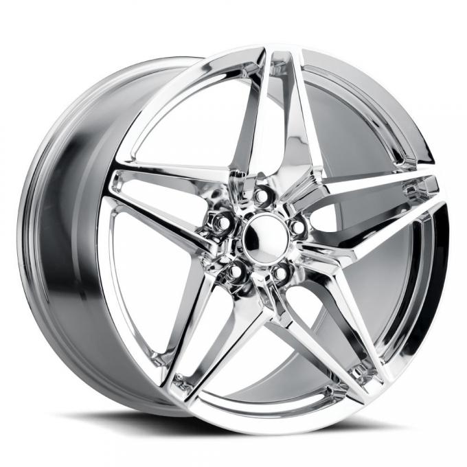 Factory Reproductions Corvette ZR1 Wheels 19X12 5X4.75 +59 HB 70.3 C7 ZR1 Chrome With Cap FR Series 29 29912593401