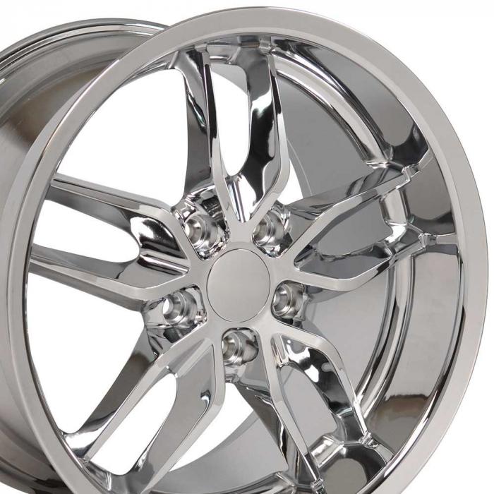 Chrome Deep Dish Wheel fits CamaroFirebird (Stingray style) 17x9.5