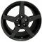 Corvette 17 X 8.5 C6 Style Reproduction Wheel, Black, 1988-2004