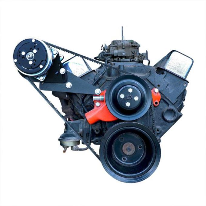 Vintage Air 1977-82 Corvette Head Mounted Compressor Bracket Kit 146200