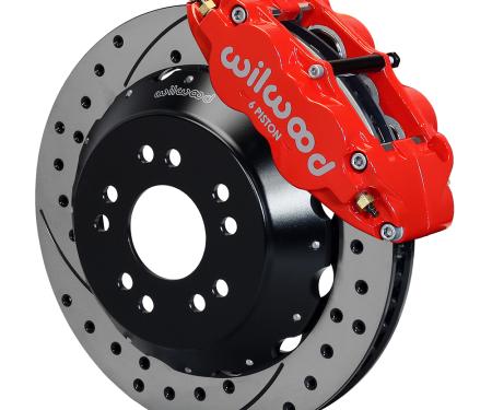Wilwood Brakes 1965-1982 Chevrolet Corvette Forged Narrow Superlite 6R Big Brake Front Brake Kit (Hat) 140-10616-DR