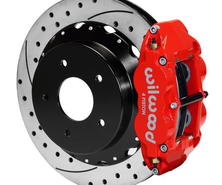 Wilwood Brakes 1965-1982 Chevrolet Corvette Forged Narrow Superlite 4R Big Brake Rear Brake Kit For OE Parking Brake 140-10471-DR