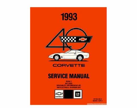 Corvette Service Manual, 1993