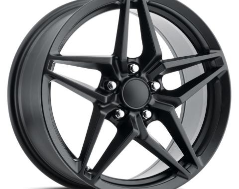 Factory Reproductions FR 29 &ndash; C7 ZR1 Corvette Replica Wheels 19x10 5x4.75 +79 HB 70.3 C7 ZR1 Satin Black with Cap 29910793403
