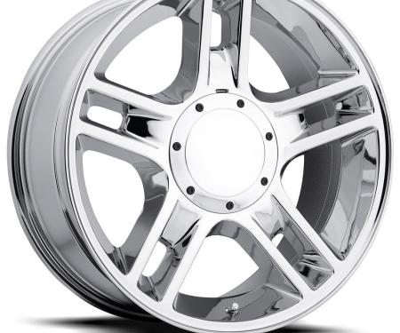 Factory Reproductions FR 51 &ndash; Ford Harley Replica Wheels 22x9.5 5x135/5x5.5 +14 HB 87.0 2000 F-150 Harley Chrome with Cap 51295145301
