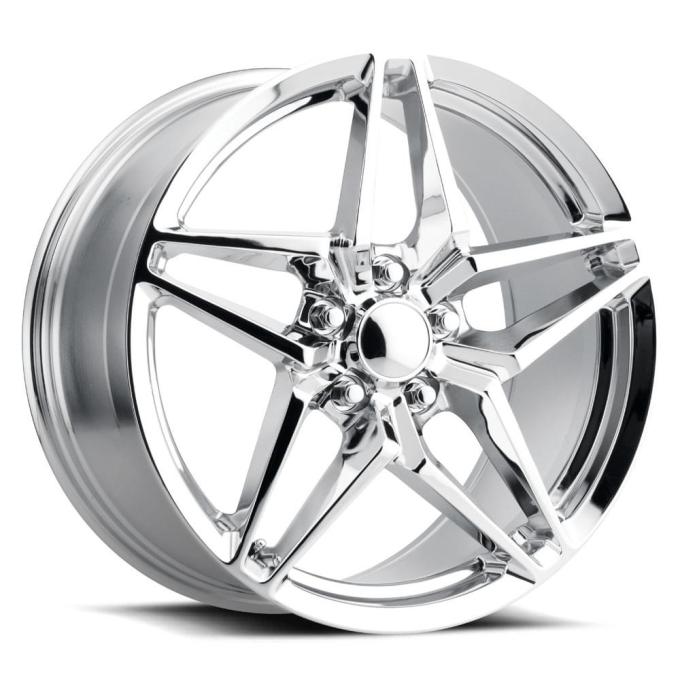 Factory Reproductions FR 29 &ndash; C7 ZR1 Corvette Replica Wheels 19x10 5x4.75 +40 HB 70.3 C7 ZR1 Chrome with Cap 29910403401