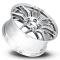 Factory Reproductions FR 401 &ndash; C8 Z06 Corvette Replica Wheels 19x8.5 5x120 +38 HB 66.9 C8 Z06 Chrome with Cap 401985382001F
