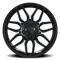 Factory Reproductions FR 401 &ndash; C8 Z06 Corvette Replica Wheels 19x8.5 5x120 +38 HB 66.9 C8 Z06 Gloss Black with Cap 401985382002F