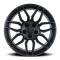 Factory Reproductions FR 401 &ndash; C8 Z06 Corvette Replica Wheels 18x8.5 5x4.75 +54 HB 70.3 C8 Z06 Titanium Grey Mf/Dark Clear with Cap 401885543427F