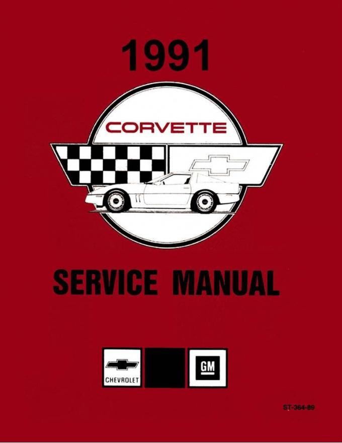 Corvette Service Manual, 1991