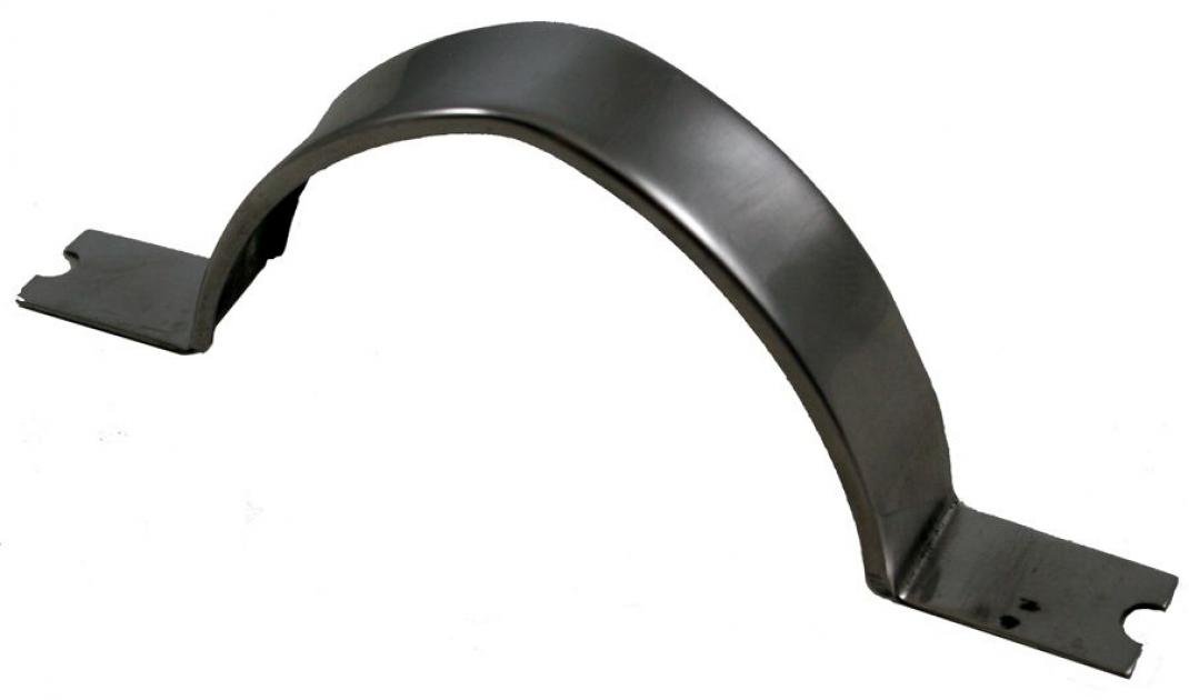 United Pacific Stainless Steel Tail Light Divider Strap - Replacement For 1955 Chevy Passenger Car