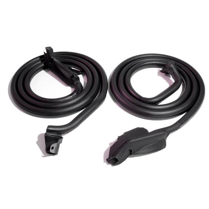 Metro Moulded Parts 1978-1982 Chevrolet Corvette Molded Door Seals with Molded Ends and Clips. Pair r&l LM 19-D
