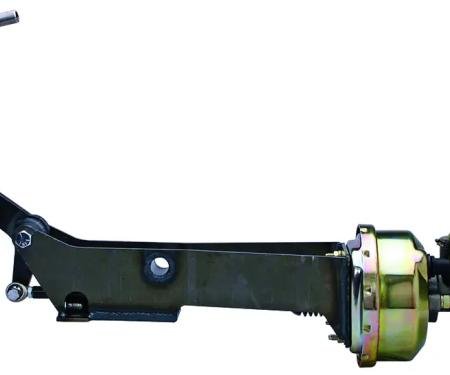 Classic Performance Frame Mounted Powder Brake Booster & Master Cylinder W/Pedal for 49-54 Chevy Car, Auto Transmission, 7" Dual Booster, 1" Master Cylinder 4954BB-MC