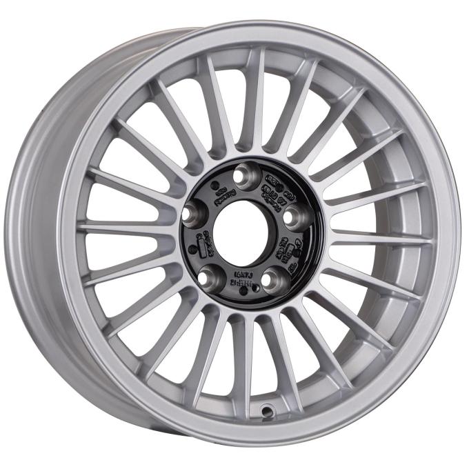 Maxilite 16x8 Alpina Style Blk/Silver 5x120 +24mm 325002