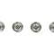 63-67 Radio Side Panel Screws - Correct - 4 Pieces