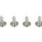 63-67 Radio Side Panel Screws - Correct - 4 Pieces