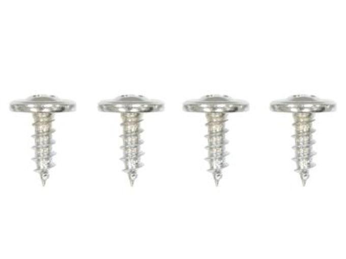 63-67 Radio Side Panel Screws - Correct - 4 Pieces