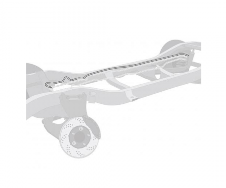 Right Stuff 1969 Chevrolet Corvette, Pre-Bent OE Steel Fuel Pump To Carb Line VPC6826