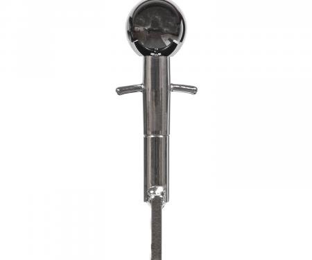 Hurst Shifter Stick, Chrome Shift Knob, C2 Corvette 69110002