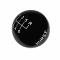 Hurst Shift Knob, Black 6-Speed, 3/8-16 Threads 1631040