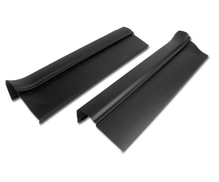 Corvette Sill Ease Protectors, Black, Without Letters, 2005-2013